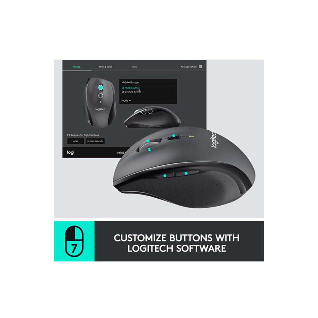 Logitech M705 Marathon Mouse in Qatar Logitech M705 Marathon Mouse in Qatar